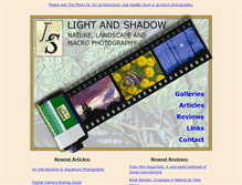 Tablet Screenshot of light-and-shadow.com